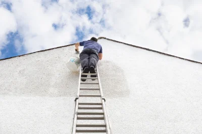 Peinture extérieure à Saint-Vérain — façades et ravalement